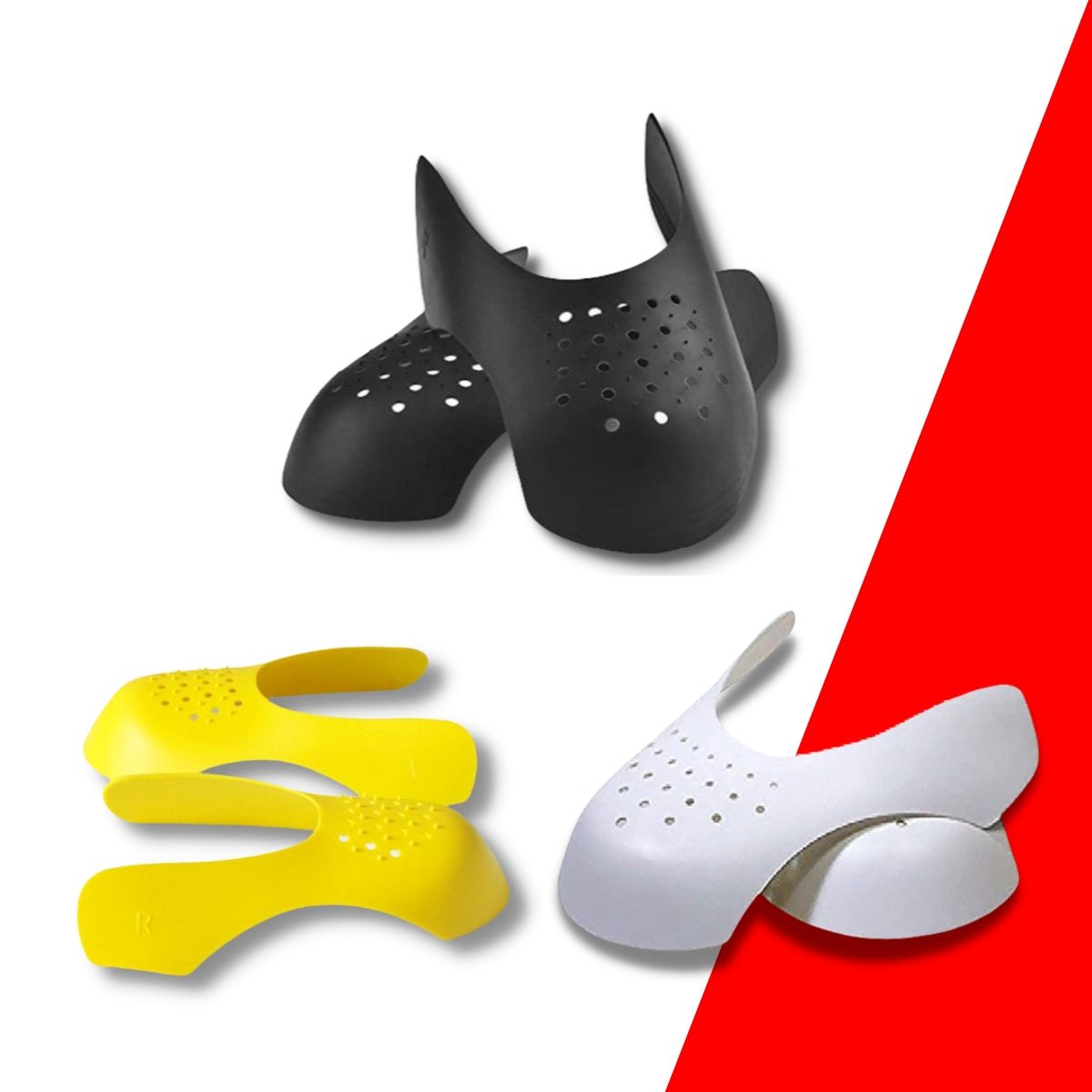 GENERICO - Sneaker Shield Protector Anti-arruga - 3 Pares - Antiarruga