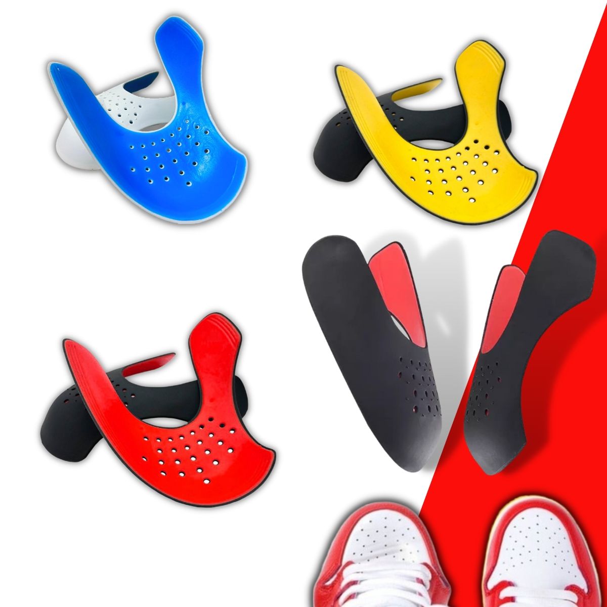 GENERICO - Shield Protector Anti-arruga Con Gel - 2 Pares - Antiarruga
