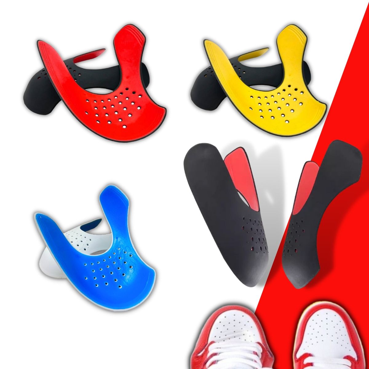 GENERICO - Shield Protector Anti-arruga Con Gel - 2 Pares - Antiarruga