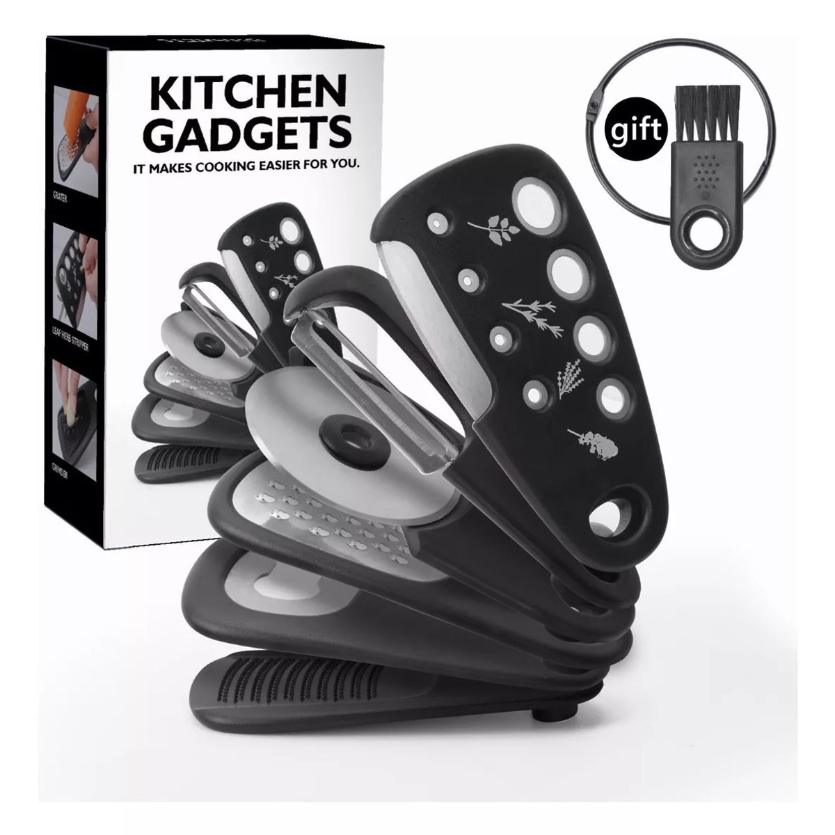 EVERSO - Gadgets De Cocina Rallador De Melón De 6 Piezas