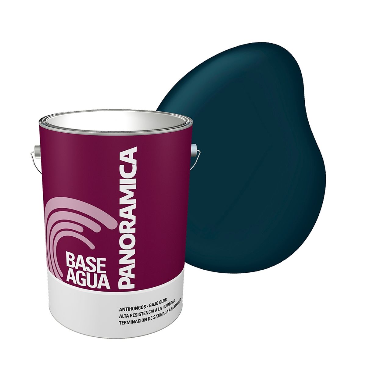 PINTURAS PANORAMICA LTDA - Pintura Para Siding Y Fibrocemento Color Azul Canada Galón