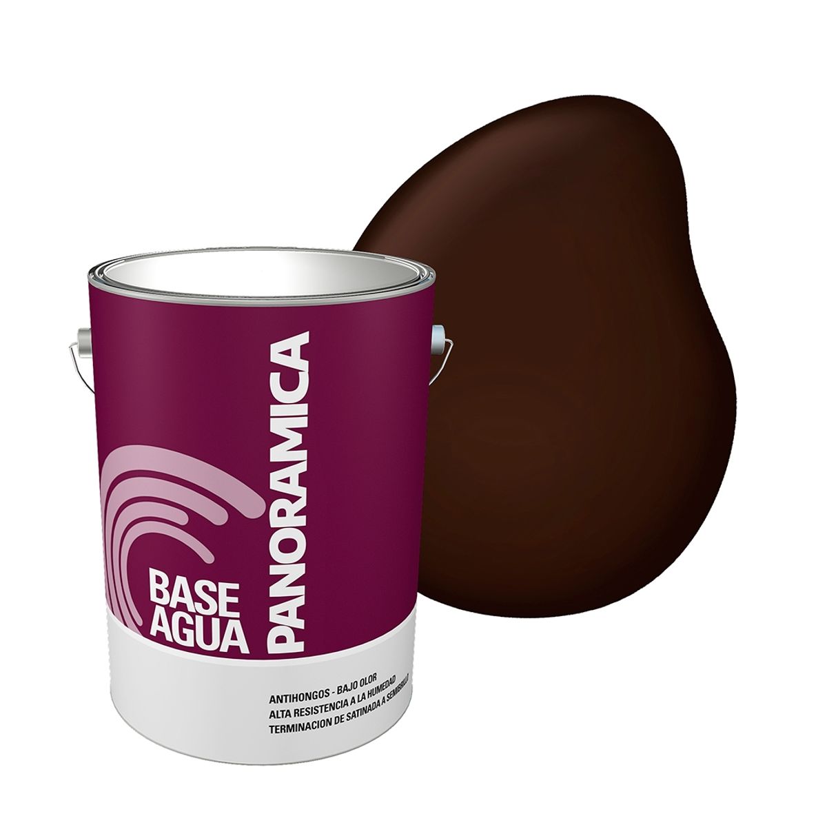 PINTURAS PANORAMICA LTDA - Pintura Para Siding Y Fibrocemento Color Chocolate Galón