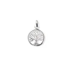 ANDREA COGGIOLA JOYAS - Colgante Medalla Árbol de la Vida Plata Fina 925