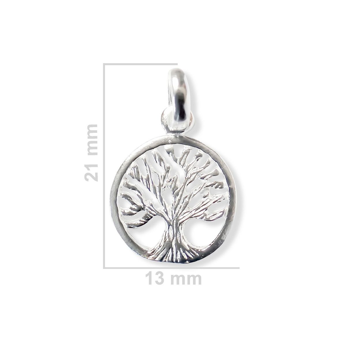COGGIOLA - Colgante Medalla Árbol de la Vida Plata Fina 925