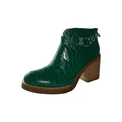 DINASTELLA - Botin Verde croco Correa