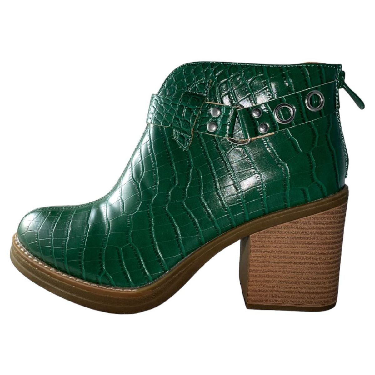 DINASTELLA - Botin Verde croco Correa