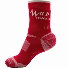 WILD TRAVEL - Calcetas Calcetín Trekking Lana Merino Térmicas Deportiva