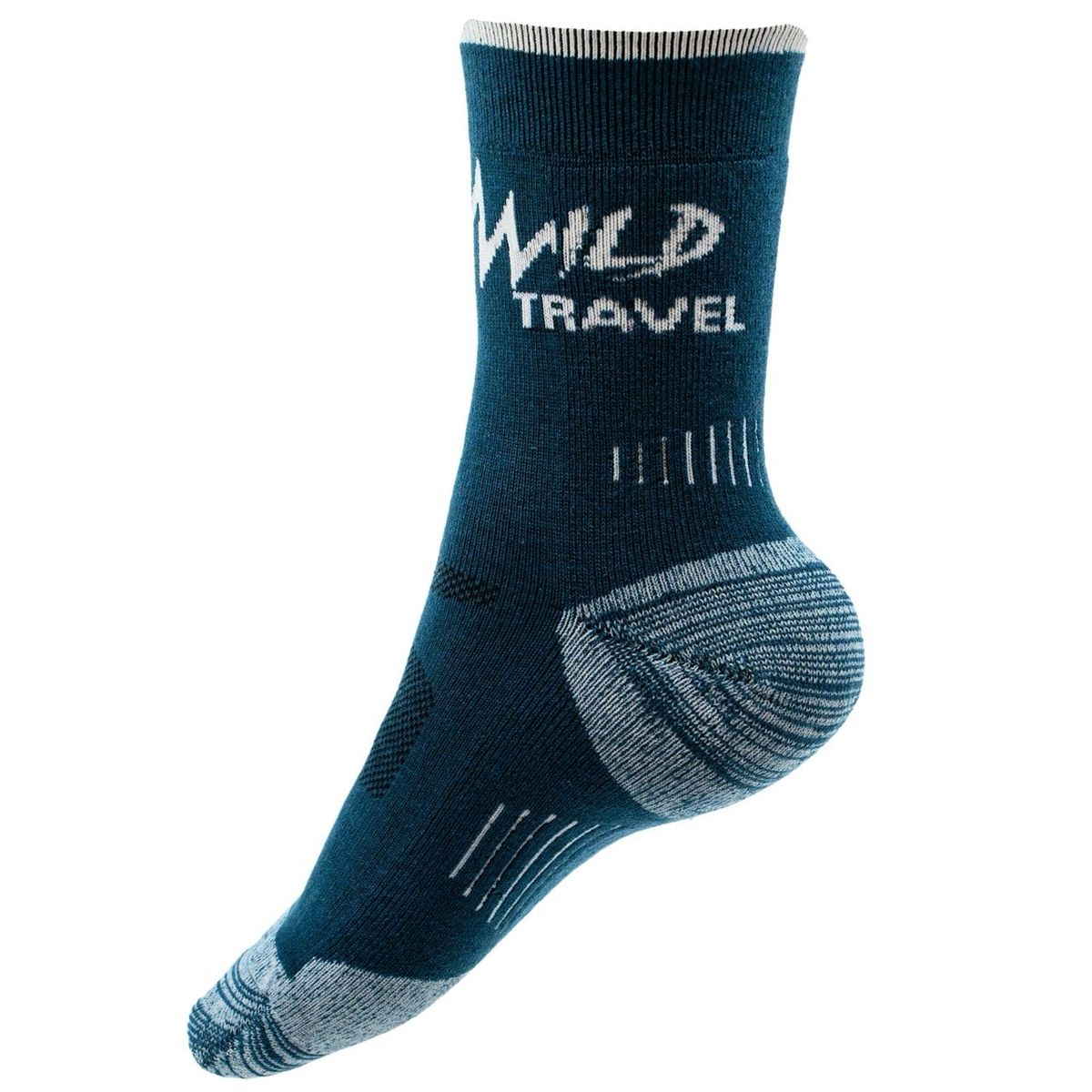 WILD TRAVEL - Calcetas Calcetín Trekking Wild Travel Lana Merino Térmicas Deportiva