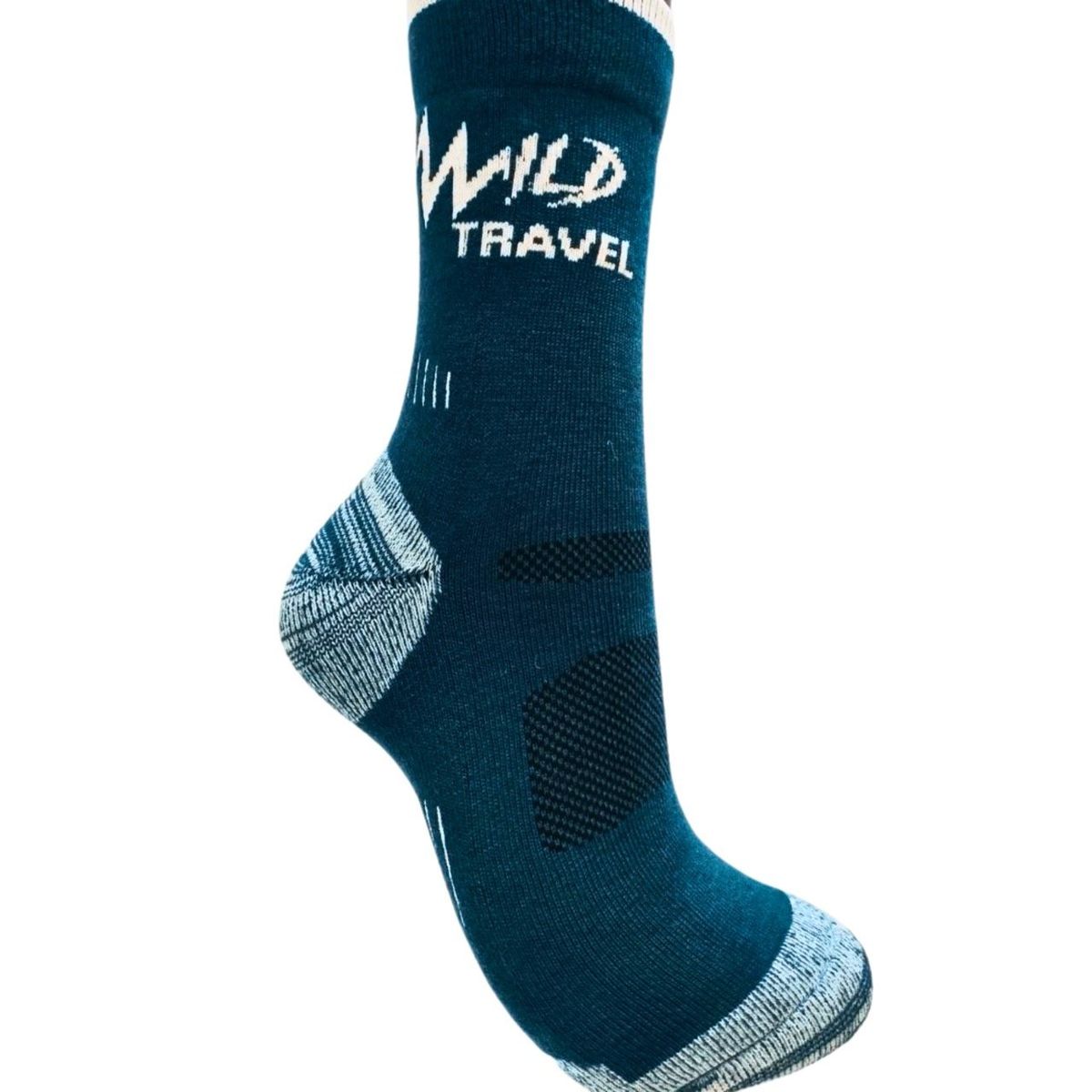 WILD TRAVEL - Calcetas Calcetín Trekking Wild Travel Lana Merino Térmicas Deportiva