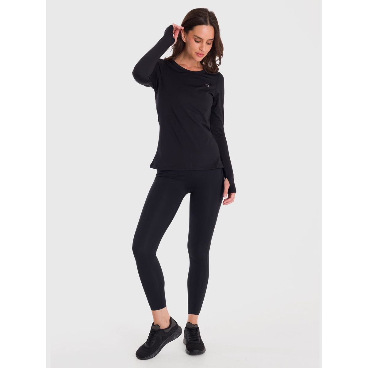 BSOUL - Polera primera capa Mujer First Layer Negro BSOUL