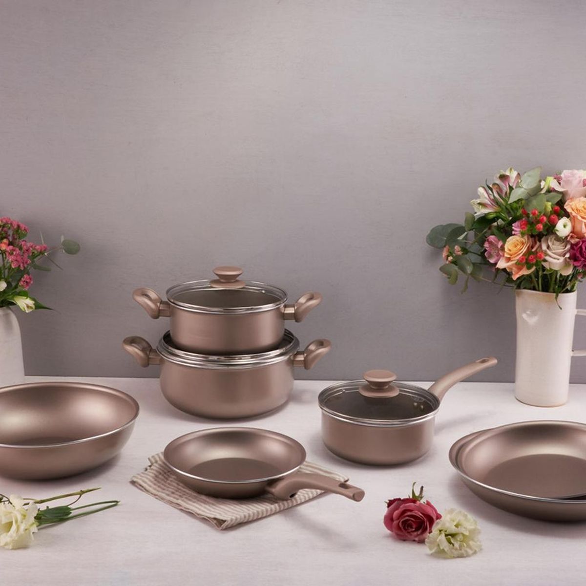 ILKO - Olla 24 Cm Antiad Silver Gold Ilko