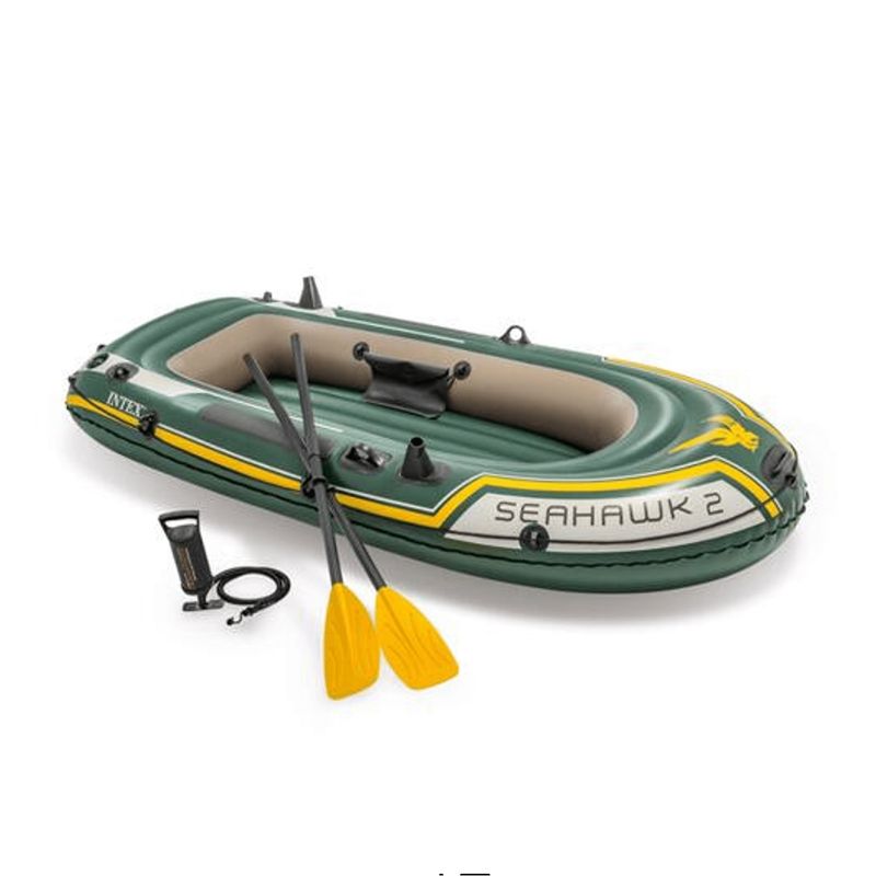 INTEX - BOTE INFLABLE SEAHAWK 2 – SET REMOS/INFLADOR – INTEX