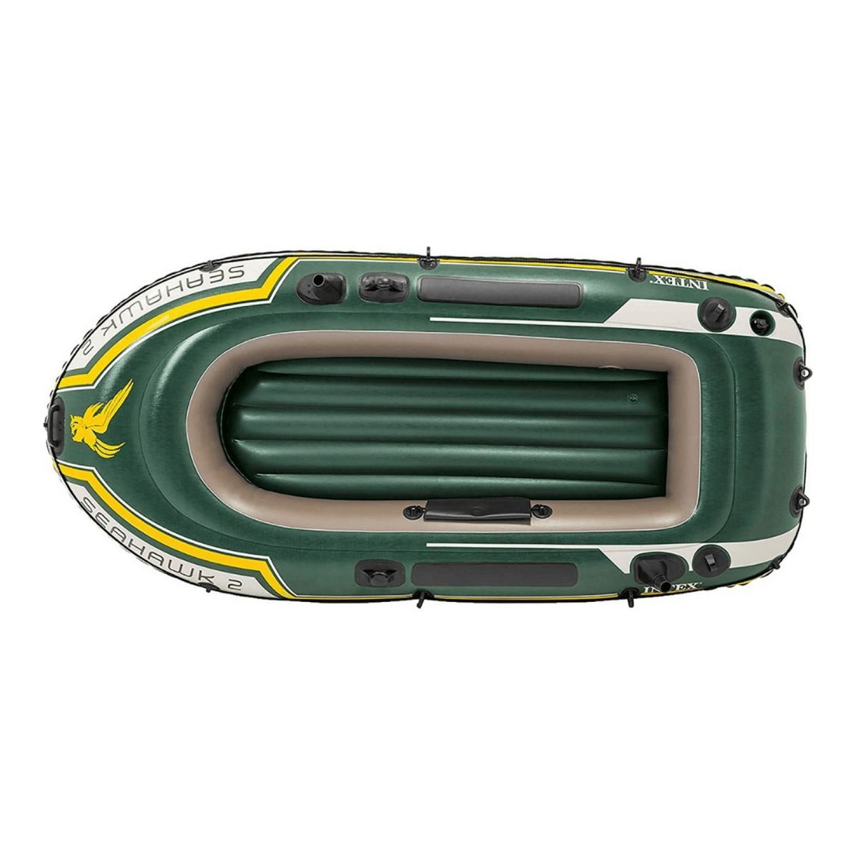 INTEX - BOTE INFLABLE SEAHAWK 2 – SET REMOS/INFLADOR – INTEX