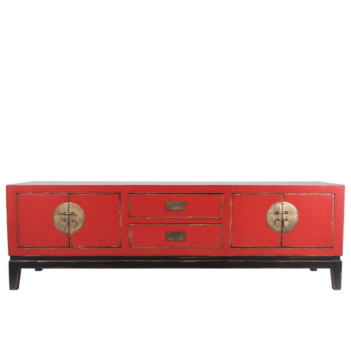 BOKAN - Rack TV Oriental Zen Rojo