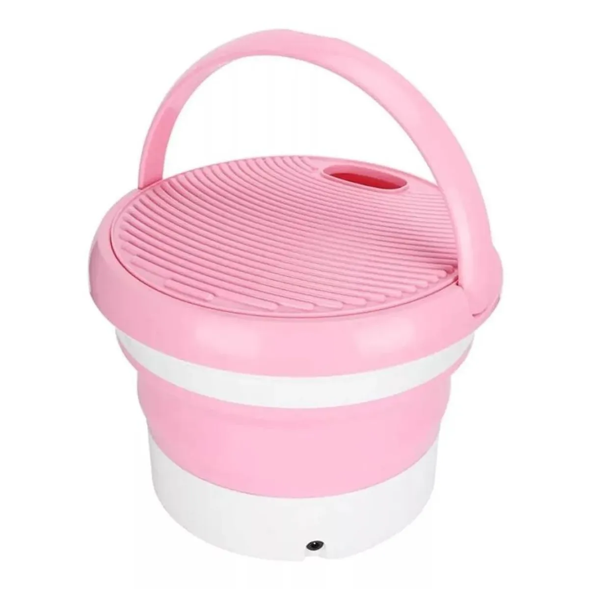Mini Lavadora Portátil Plegable 5 Litros Rosa, marca GENERICO - Foto Principal