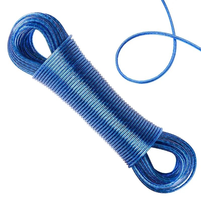 GENERICO - Cable Acero Forrado Para Colgar Ropa 10 Metros