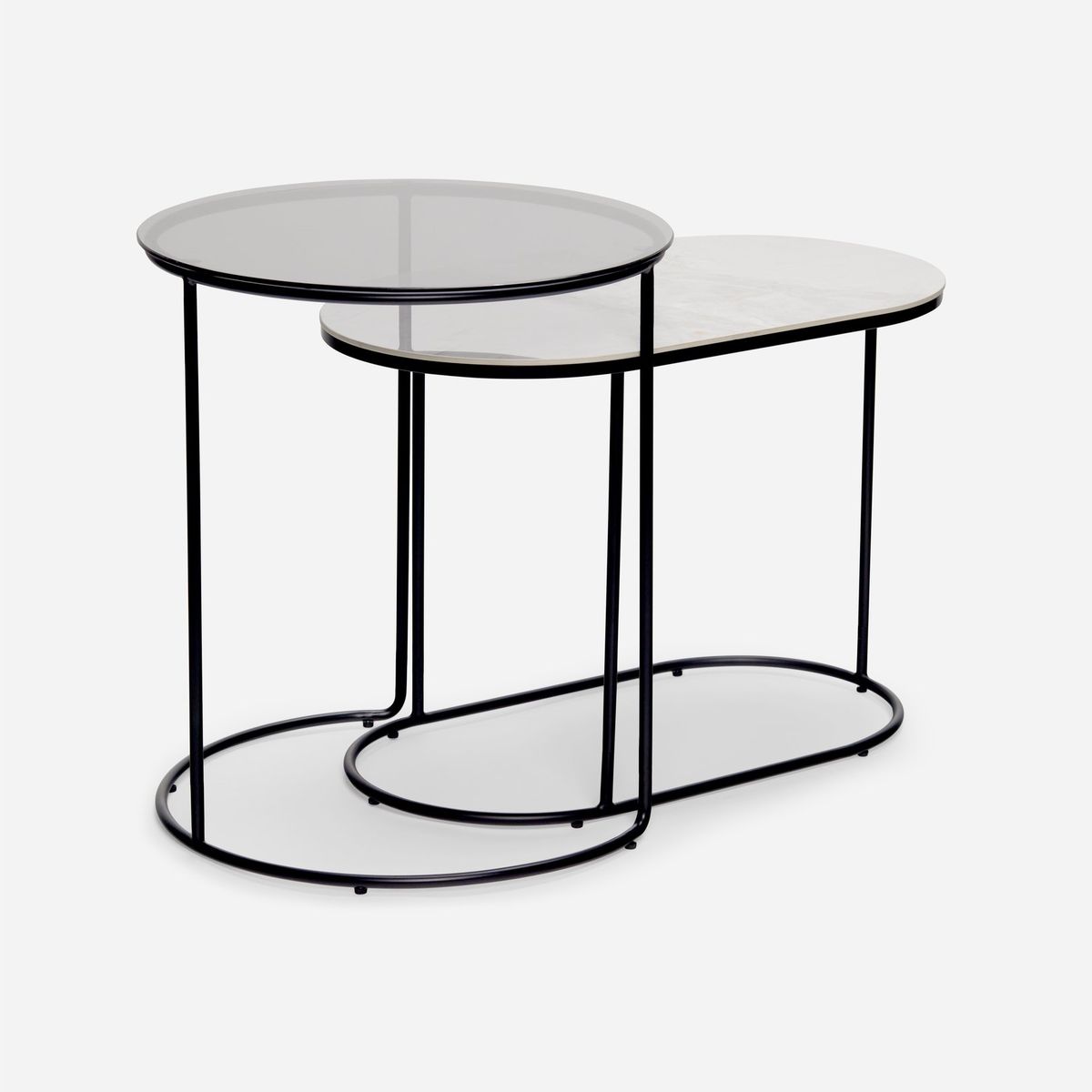 ROSEN - Mesa Rosen Nido Venus 48,8x48,8 cm Negro