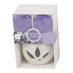 HOMEWELL - Aromatizador con velas lavanda