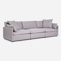 Sofá Seccional Georgia 3 piezas Tela Orion