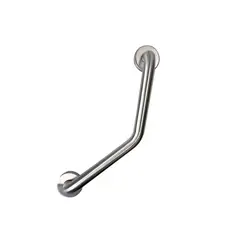 MAXCARE - Barra Angular Muro Izquierda Acero Inoxidable