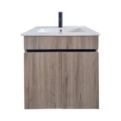 MODERN SPACE - Vanitorio Delux 60x47 Cm Cafe Aéreo Completo