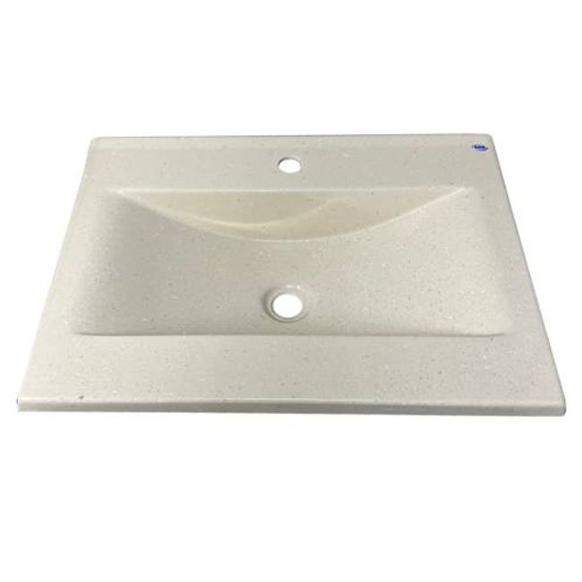 DURAFORT - MESADA VANITORIO BEIGE 62X46X10 RECTANGULAR