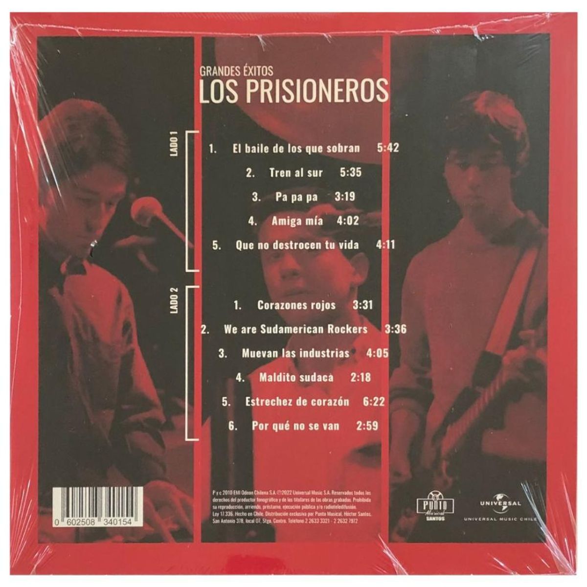 HITWAY MUSIC - LOS PRISIONEROS - GRANDES EXITOS - VINILO HITWAY MUSIC