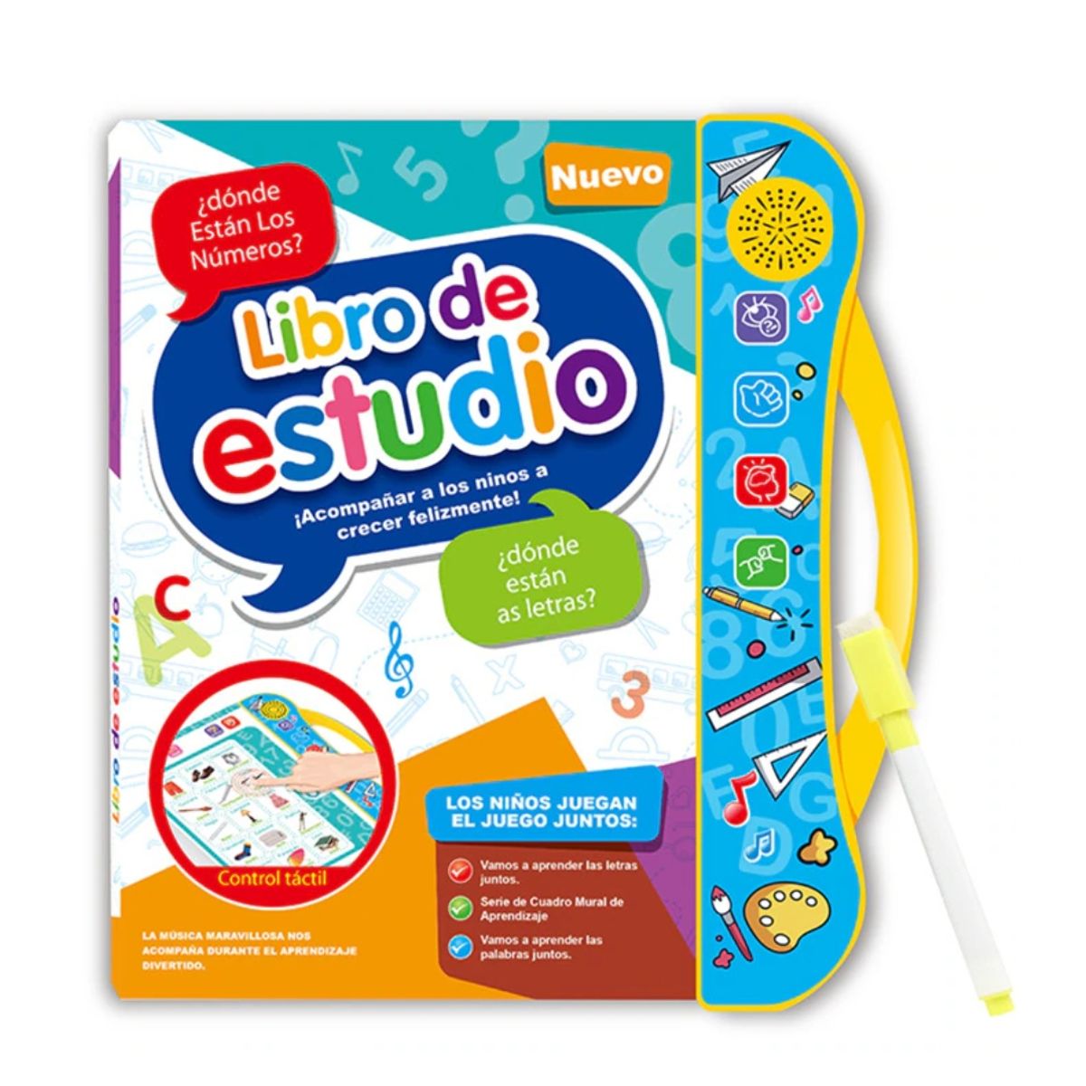 OEM - LIBRO DE APRENDIZAJE INTERACTIVO MUSICAL INGLES - ESPAÑOL