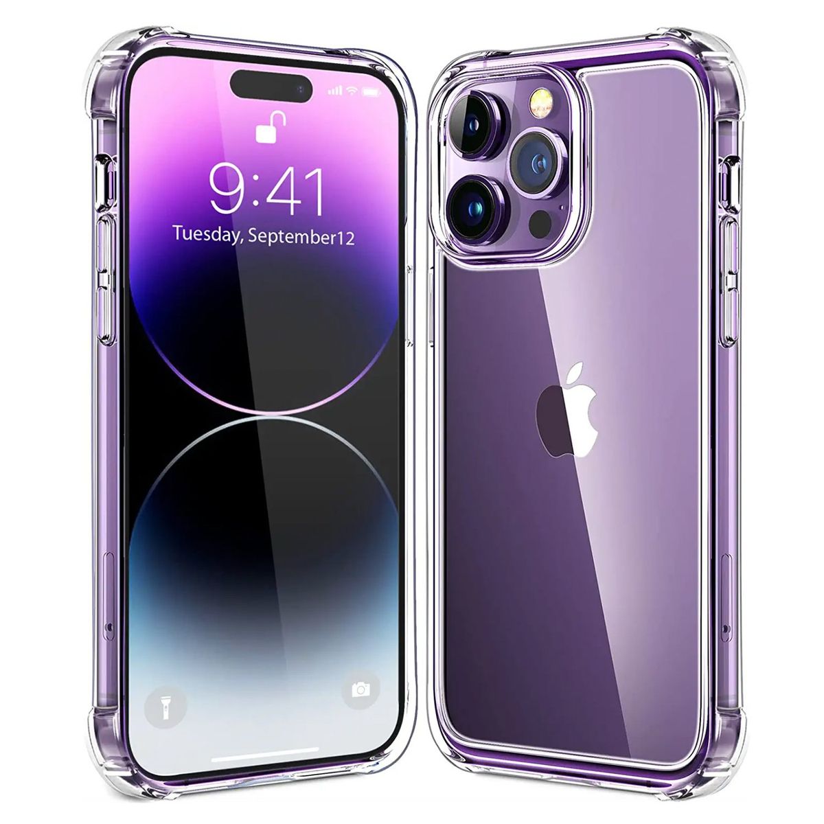 CELLBOX - Carcasa Antigolpe Transparente para iPhone 14 Pro