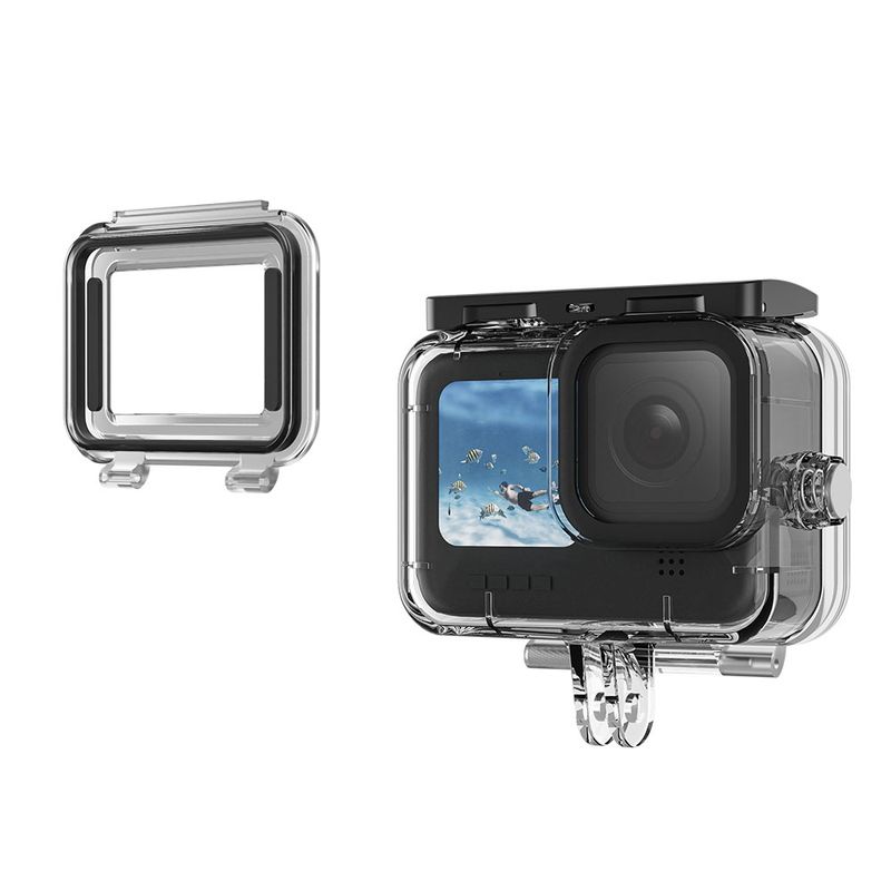 TELESIN - Carcasa para GoPro Hero 9-10-11-12-13 + Tapa Abierta - Telesin