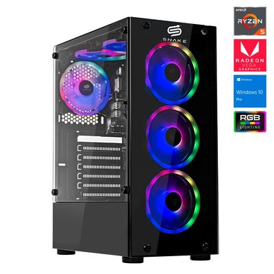 Imagen 2 del producto Pc Gamer Vibora Black V2 AMD Ryzen 5 5600GT, SSD 512GB, RAM 16 GB, WIFI. Bluetooth, Windows 11 Pro