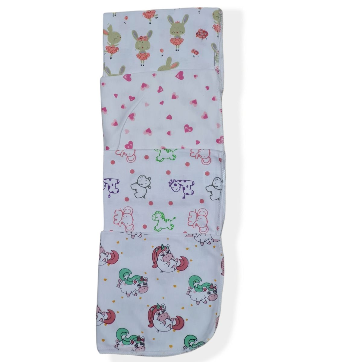 GENERICO - Pack 4 Tutos Bebe Niña Diseños Variados