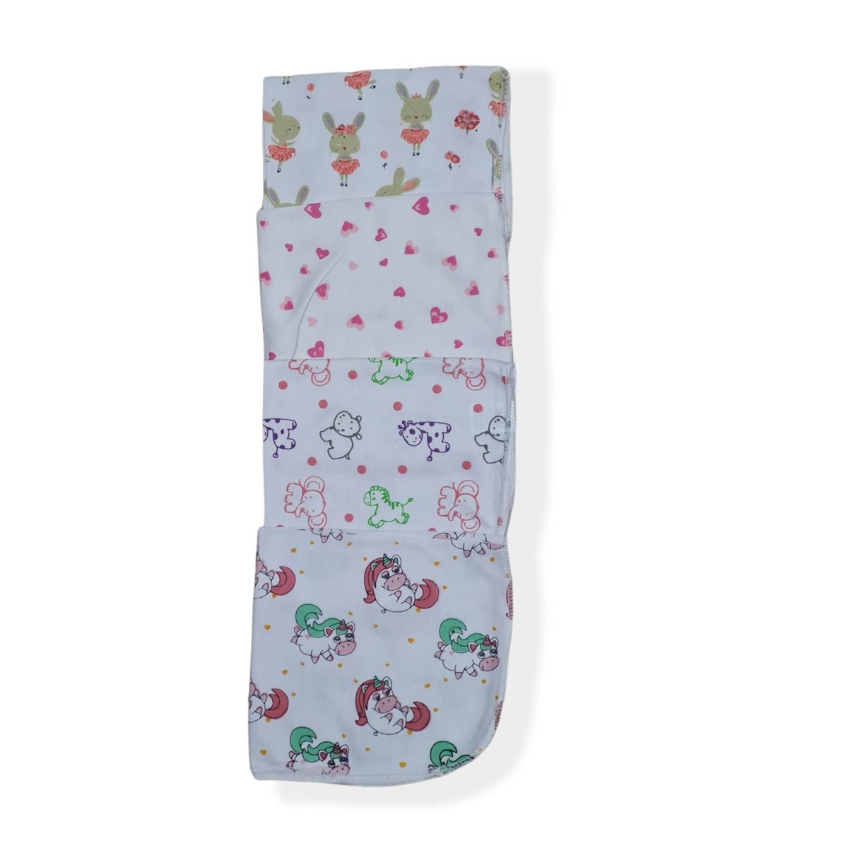 GENERICO - Pack 4 Tutos Bebe Niña Diseños Variados