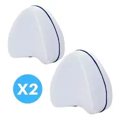 GENERICO - Pack X2Almohada Ortopedica HowellPara Piernas Cn Espuma Viscoelastica.
