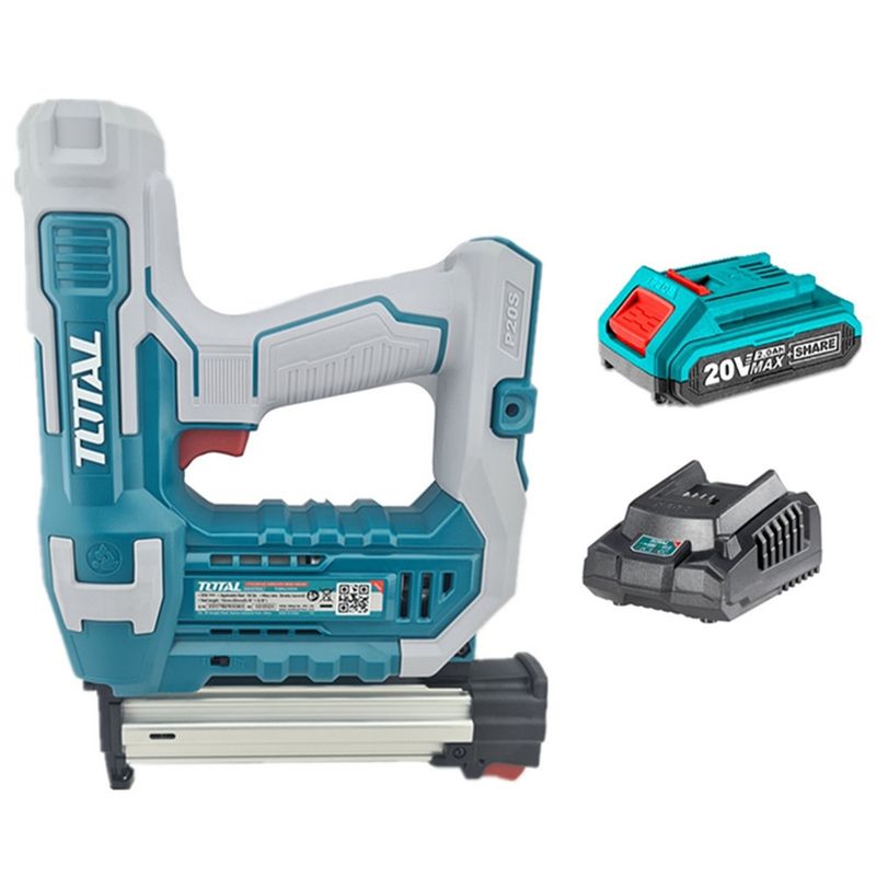 TOTAL TOOLS - Pistola Clavadora Inalámbrica 15-35mm 20v Bat Carg Total