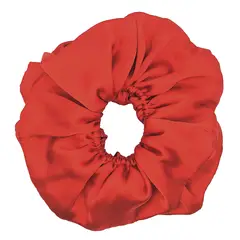 MARIA PASKARO - Scrunchie Collet Camelia L Terracota Seda - Beige