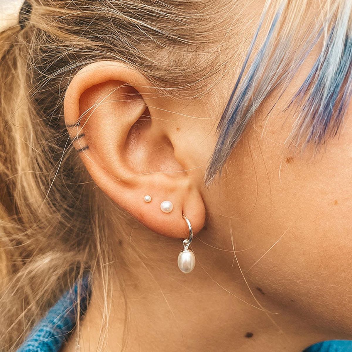 ZAZU - Argollas Lágrima de Perla