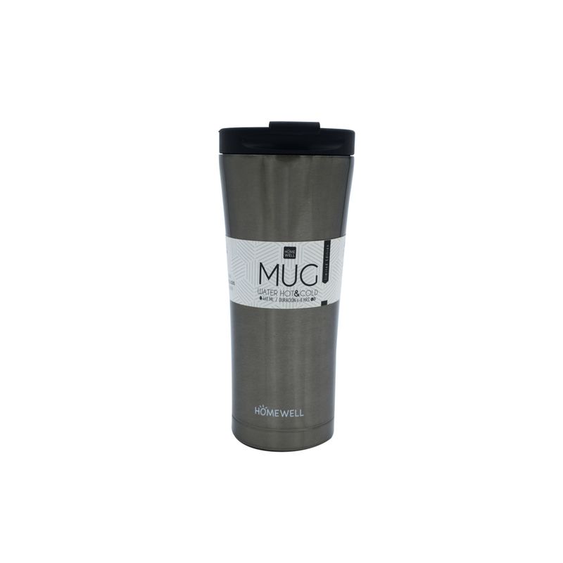 HOMEWELL - Mug térmico acero inoxidable 500ml