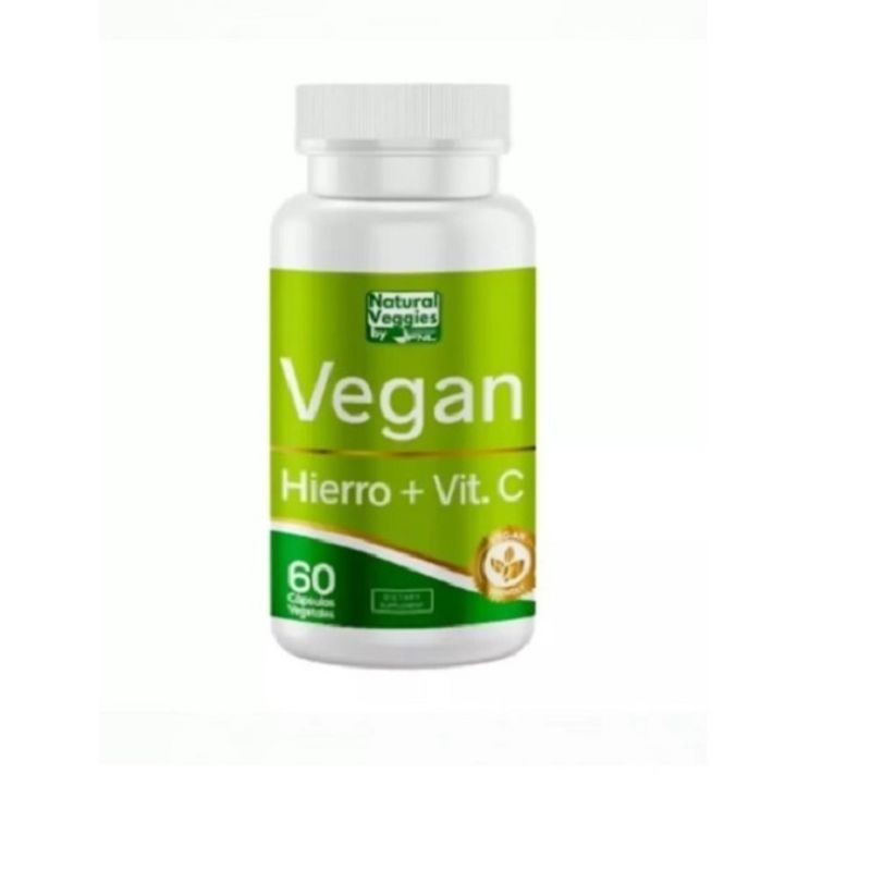 FNL - VEGAN HIERRO  VITAMINA C 60 CÁPSULAS  FNL