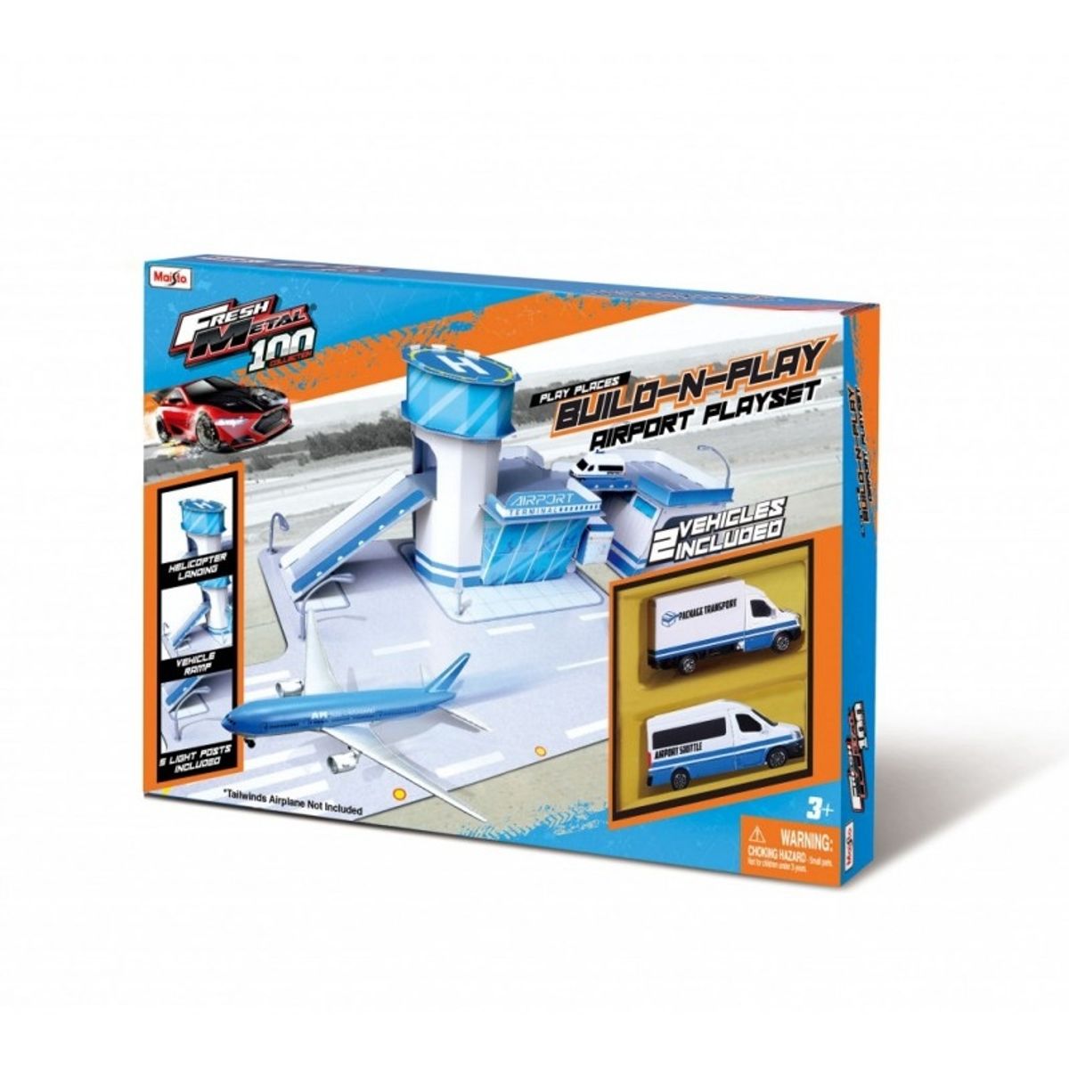 MAISTO - MAISTO 12529 FRESH METAL 100 BUILD N PLAY AIRPORT