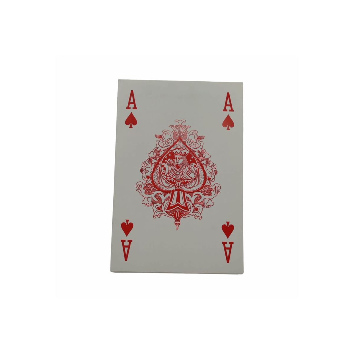 HOMEWELL - Naipe inglés gigante rojo 19x13cm