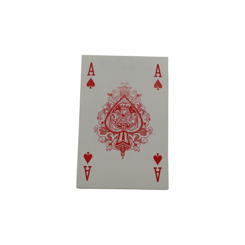 HOMEWELL - Naipe inglés gigante rojo 19x13cm