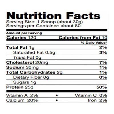 Imagen 2 del producto PROTEINA PROSTAR - - 80 PORCIONES- COCOA MOCHA