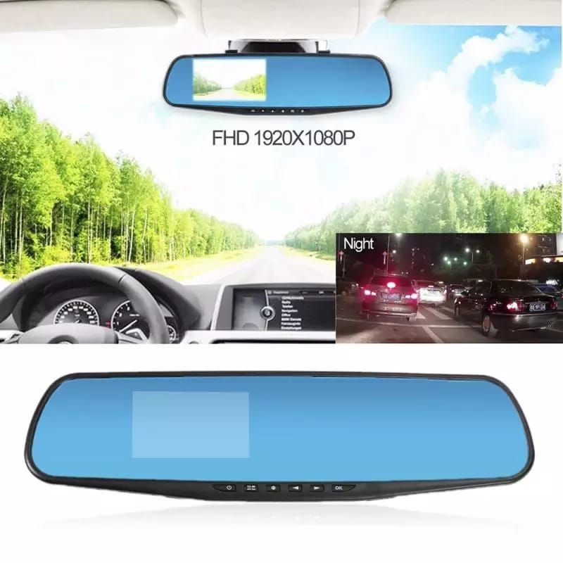 GENERICO - Espejo Retrovisor Full HD 1080 P pantalla de 4.3 pulgadas