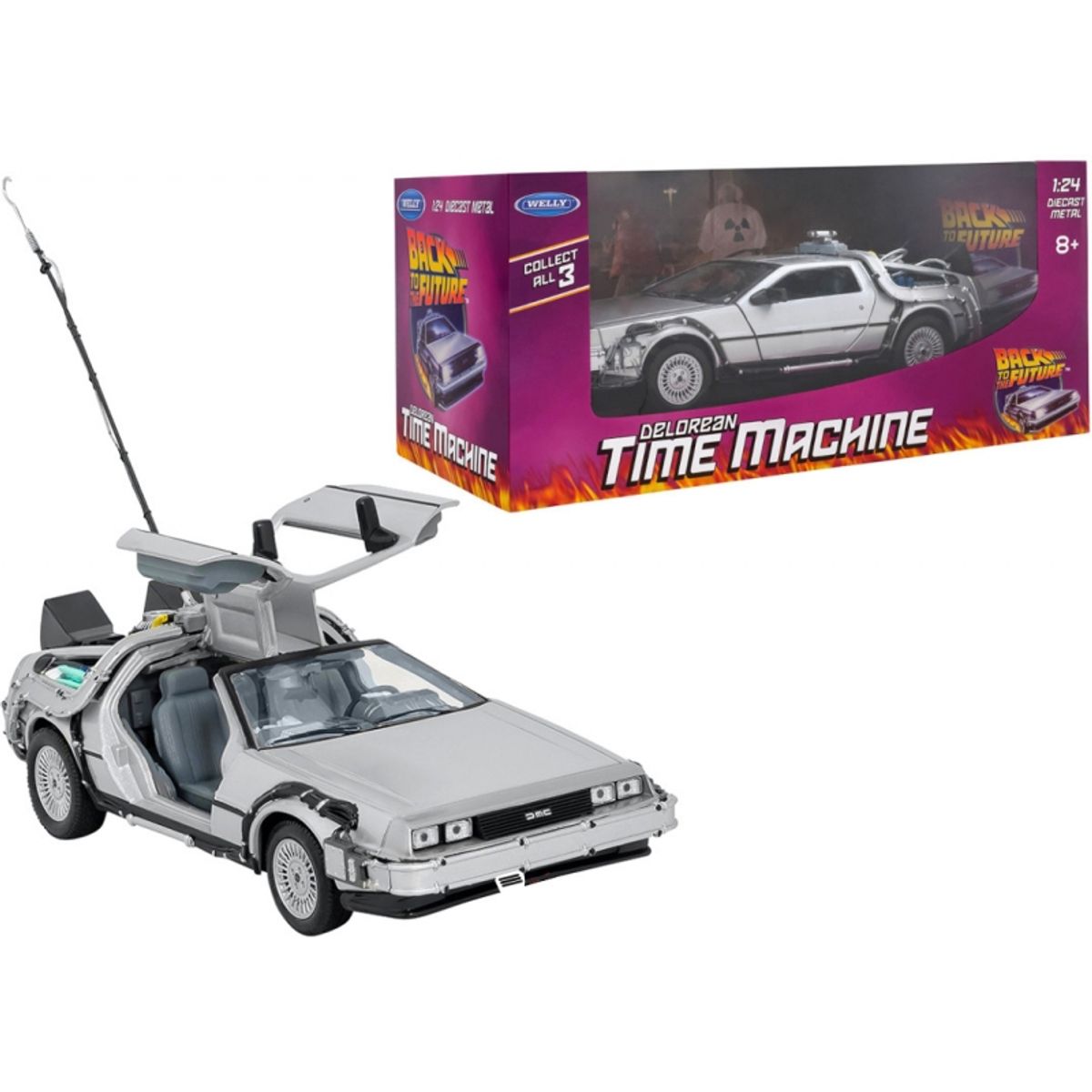WELLY - WELLY 22443 DELOREAN BACK FUTURE I 1-24