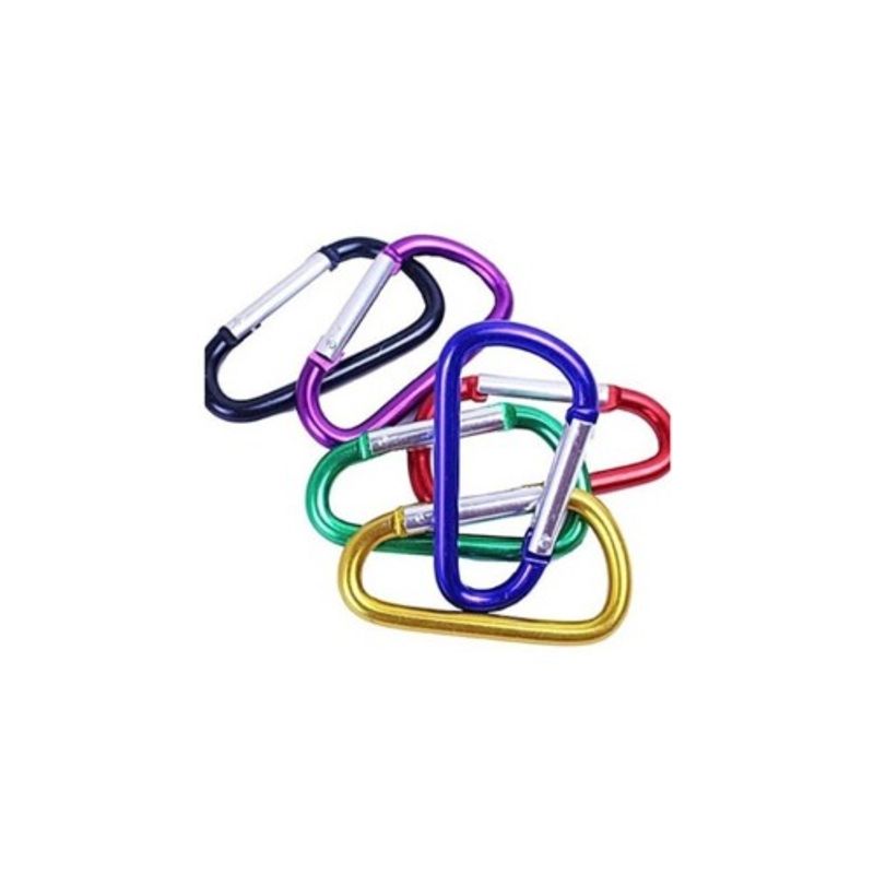 U BUY - Pack 12 Llaveros Gancho De Acero Colores Surtidos