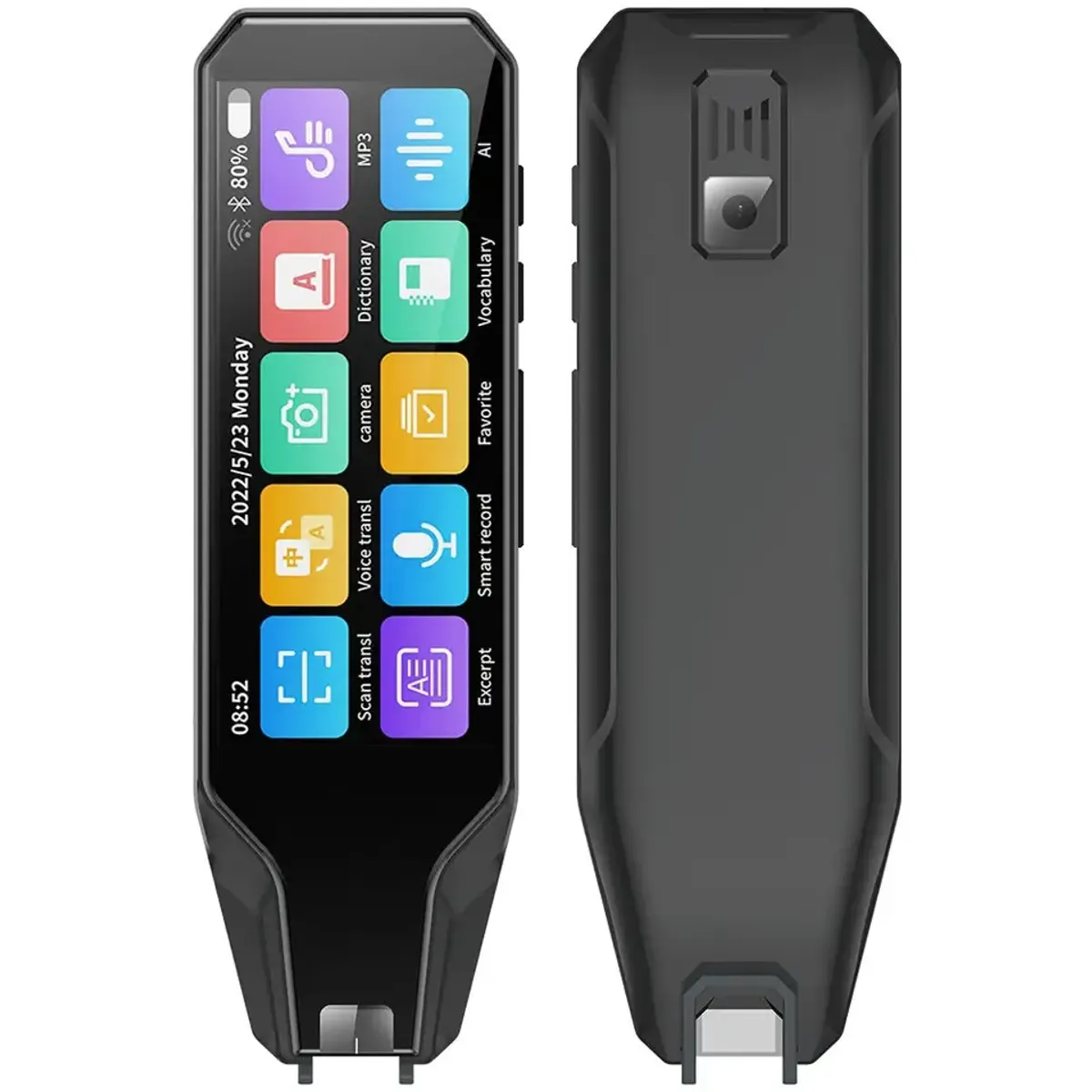 STARTECHOFFICE - Lápiz Traductor Portátil Inteligente 134 Idiomas Escáner y Traductor Full Touch 8GB