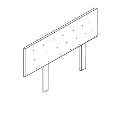 Imagen 2 del producto Respaldo Botoné Lino Gris Oscuro 2 Plazas