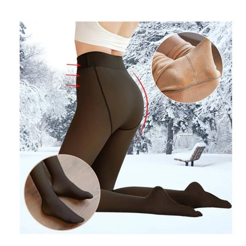 EVERSO - Pack 6 Medias Térmicas Para Mujer Invierno Polainas Grueso Pantalones