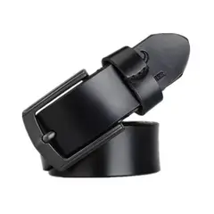 COWATHER - Cinturón De Cuero Marca Modelo XF012 Color Negro
